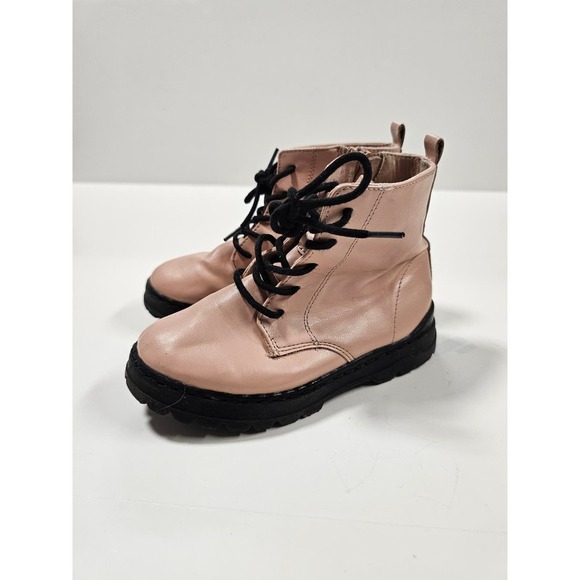 ZARA Other - ZARA Pale Pink little Girls Combat Boots size 27 / US 10.5